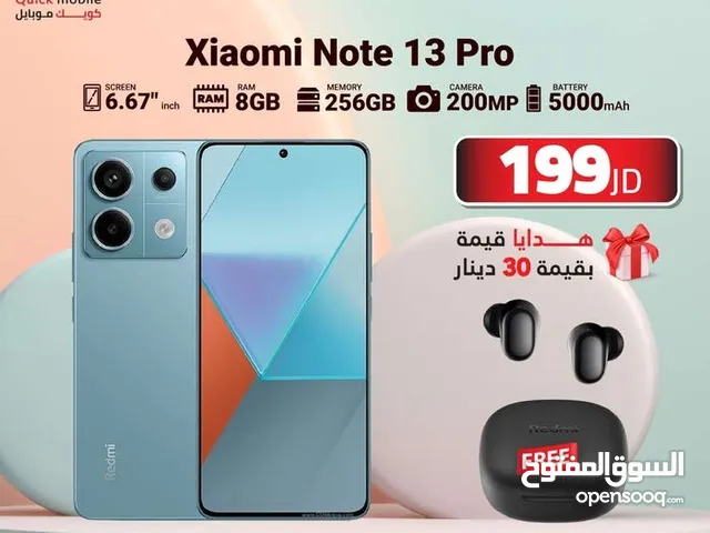 XIAOMI NOTE 13 PRO ( 256GB ) / RAM 8 NEW /// شاومي نوت 13 برو ذاكرة 256 رام 8 الجديد