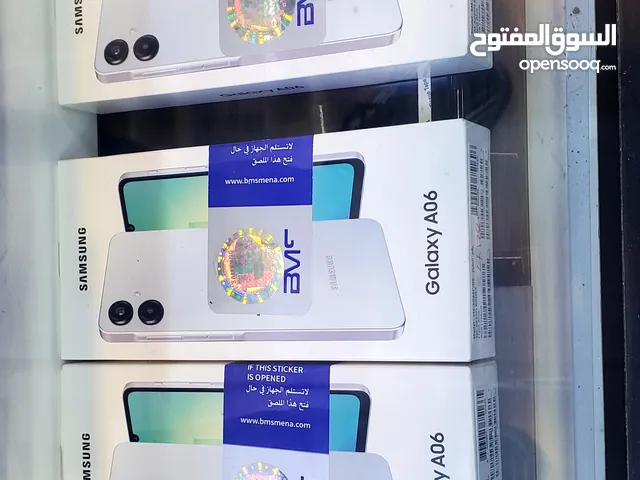 سامسونج A06 كفالة الوكيل الرسمي في الاردن سنه كامله 4 ram 64G 4 ram 128G 6 ram 128
