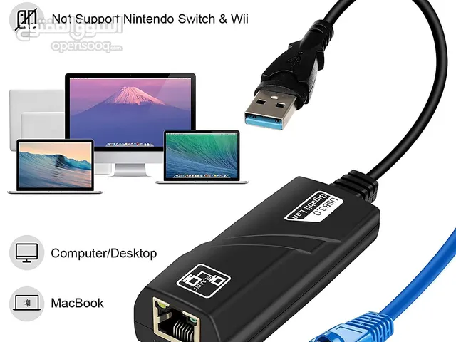 USB 3.0 to Ethernet Adapter, Driver Free 1000 Mbps Network RJ45 LAN Wired Gigabit