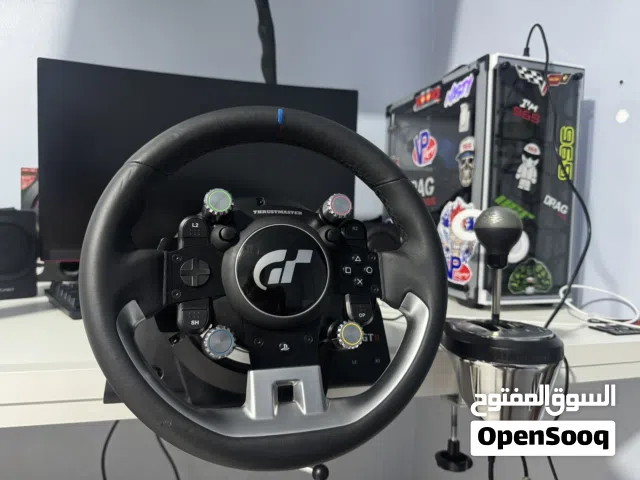 ThrustMaster T-GT-2 with pedals + Thrust Master TH8A shifter. Steering wheel, sim racing
