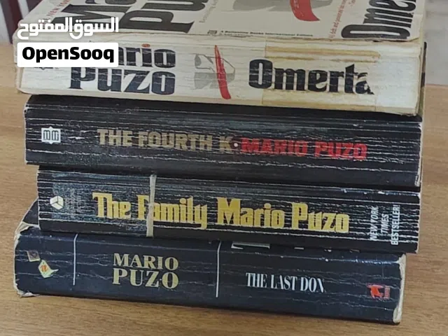 Mario puzo exclusive under rated exotic crime fictional books Bundle of 4,Decent quality,good review