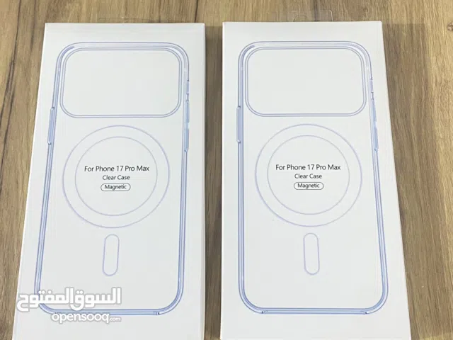 كفرات iPhone 17 Pro Max – جديدة غير مستخدمة السعر 20 الف مع التوصيل