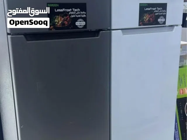ثلاجه گرين حجم 14 قدم متوفر زجاح ومعدن وتوصيل مجانا