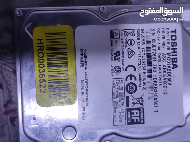 هاردات HDD اثنين الواحد 500G