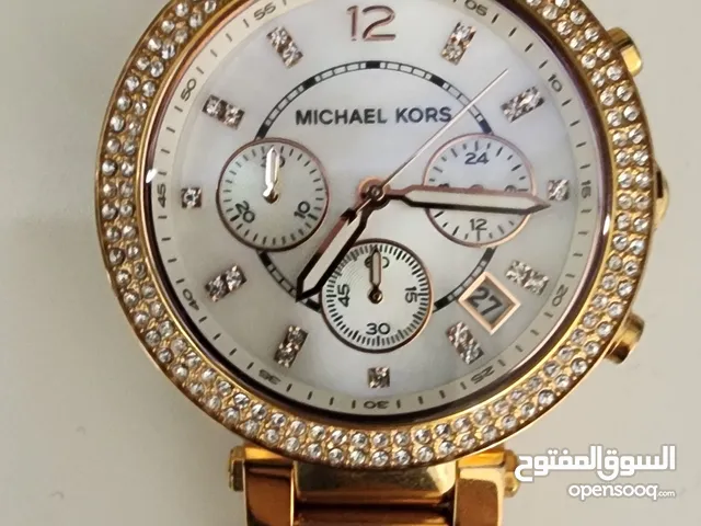 Michael Kors Watch Rose Gold      ساعة مايكل كورس روز قولد