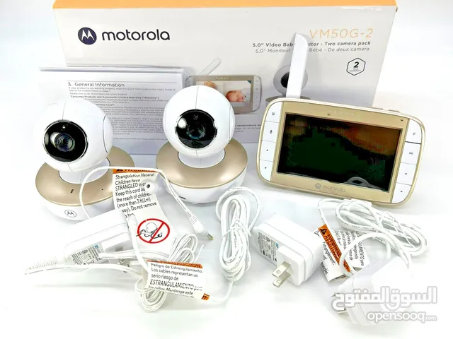 متوفر حاليا كاميرة مراقبة الاطفال موتورولا كاميرتين جديد للبيع غير مستخدم ابدا Motorola baby monitor