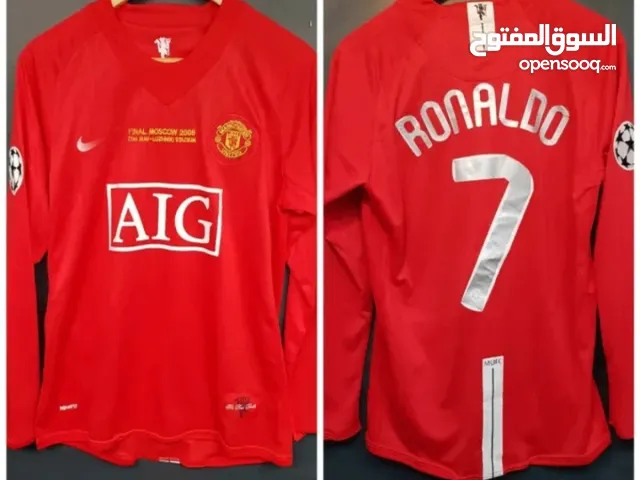 Cristiano RONALDO 7 MANCHESTER United 2008 Champions League Final Shirt Long Full sleeve