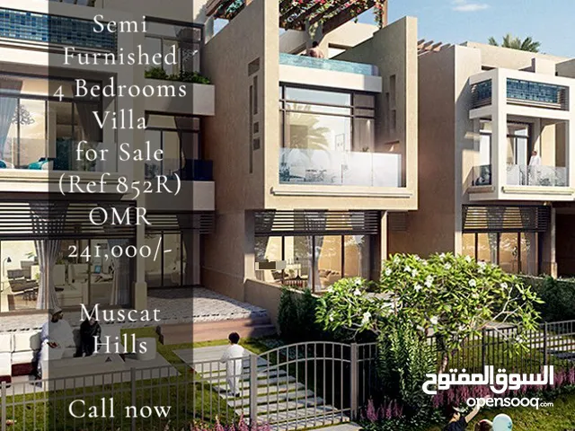4 Bedrooms Semi-Furnished Villa for Sale in Muscat Hills