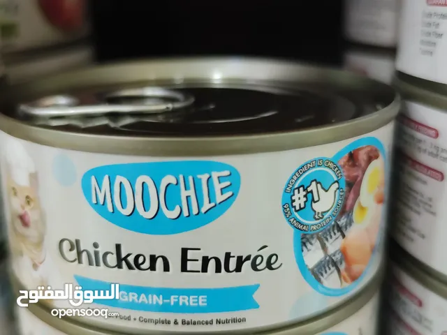 معلبات موتشي بيطريه وصحيه مناسبه لجميع انواع القطط والاعمار