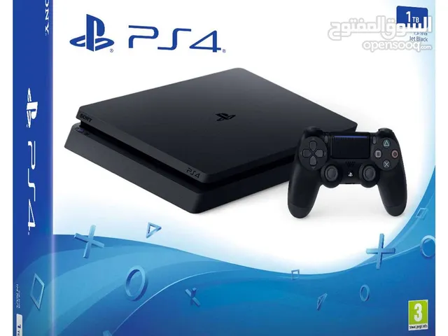 PS4 1tp بالعلبة و2 يده و 5 العاب في أفضل حالة