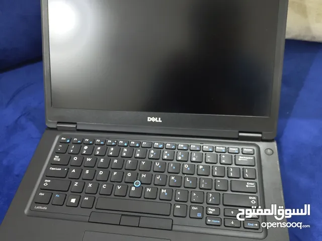 لابتوب dell latitude مستعمل بحالة الوكالة رام 8, ssd 256 m.2, كرتين شاشة خارجي و داخلي، بطارية فل