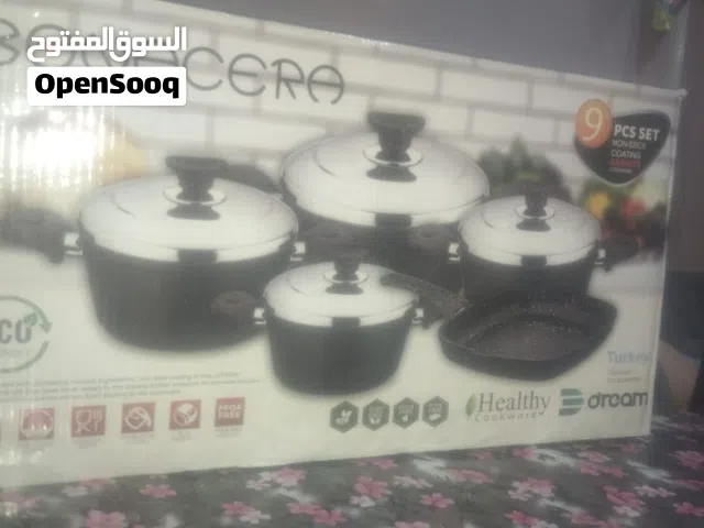 طقم حلل جرانيت بوناسيرا دريم موديل تركى مع جريل 9قطع