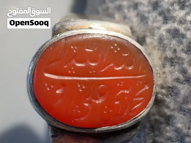 محبس عقيق يماني منقوش اقرة وصف