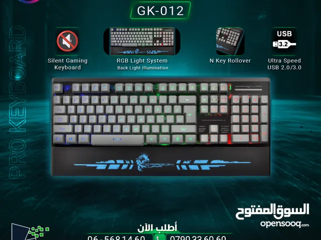 كيبورد جيمنغ / لوحة مفاتيح  Dragon War Keyboard GK-012