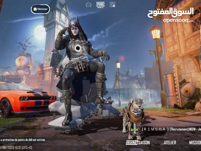 بيع حساب ببجي موبايل عالمية مستوى 80