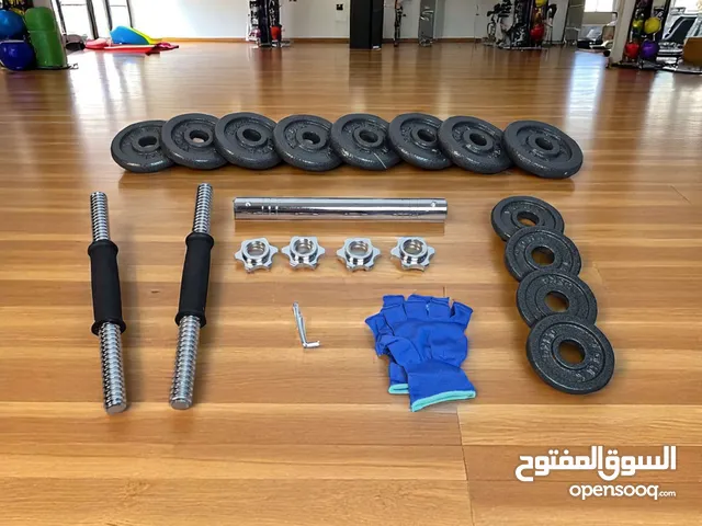 دمبلص وزن 15 كيلو لون رصاصي