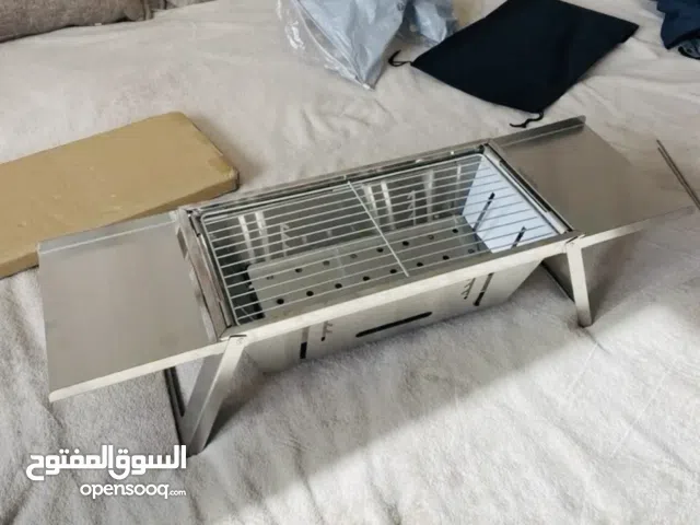 Stainless Steel Grill, Outdoor Charcoal Thickened Grill BBQ