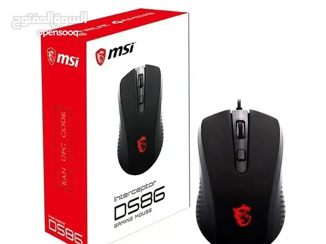 ماوس ام اس اي سلكي اصلي MSI INTERCEPTOR DS86 USB WIRED MOUSE