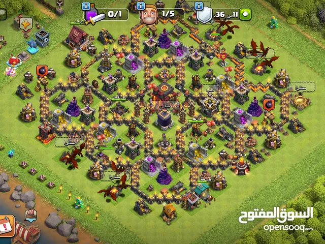 حساب كلاش اوف كلانس للبيع