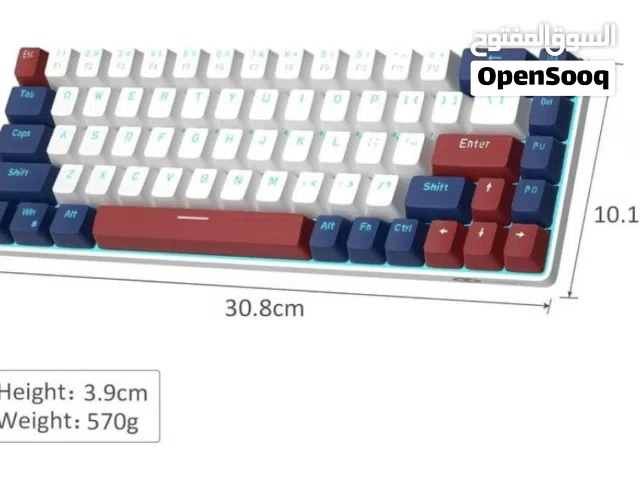 كيبورد MK-BOX 68 ميكانيكي سوتش ازرق