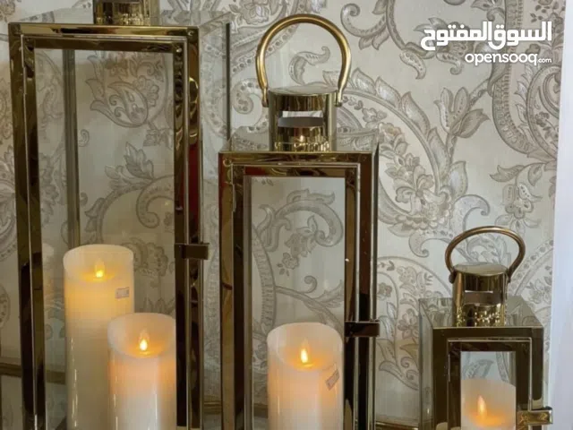 فوانيس ذهبي معدن