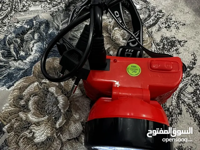 كشاف رأس قابل للشحن قوي الإضاءة DG Headlight – لون أحمر