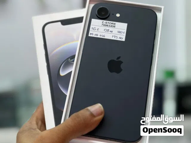 iPhone 16e -128 GB - Box piece- Nice device available in store - warranty 9/8/26