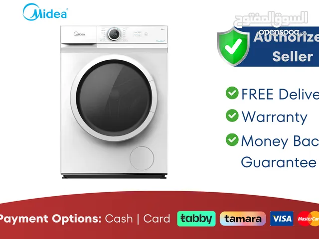 Midea 7KG Front Loading Washing Machine - Warranty - Free Delivery