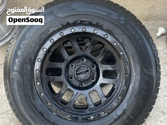 رينقات ميثود 6 برغي حجم 17 مع توايرهم حجم 265/70