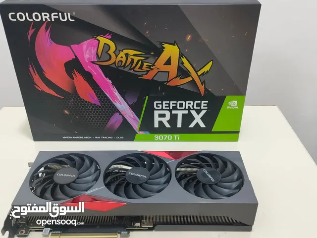 كرت شاشة RTX 3070 Ti 8GB ثلاث مراوح