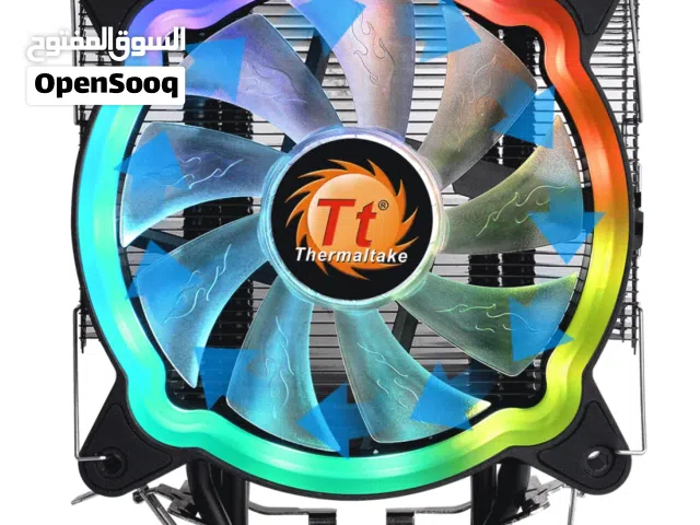 مبرد هوائي احترافي ملون للمعالجات THERMALTAKE UX200 120MM FAN RGB CPU COOLER FOR INTEL LGA1700 - AMD