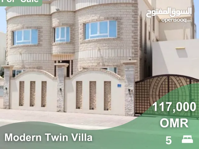 Modern Twin Villa for Sale in Al Maabila REF 227SB