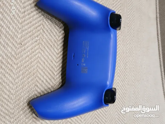 PlayStation 4 controller blue and black extra grip