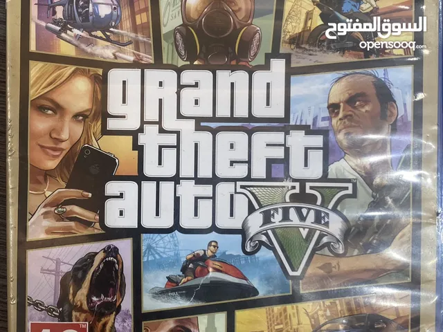 لعبة GTA V نسخة PS5 - نظيفة بدون خدوش وبسعر مناسب النسخه المحسنه و استعمال نضيف