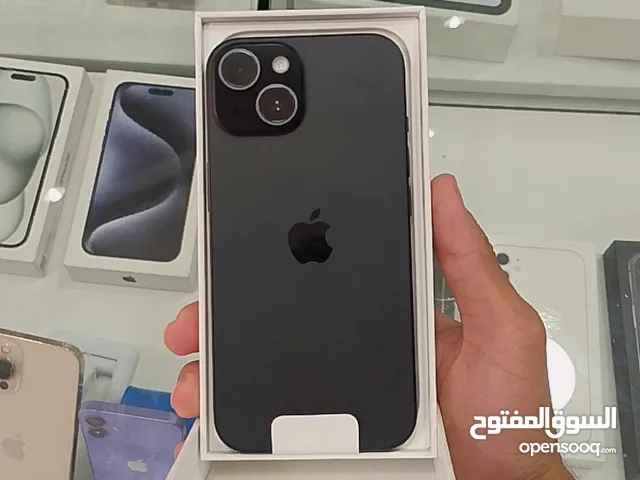 ايفون 15 عادي جديد استعمال بسيط معو كرتونة وصلة شاحن أصلية 512جيجة بطارية وارد امريكا