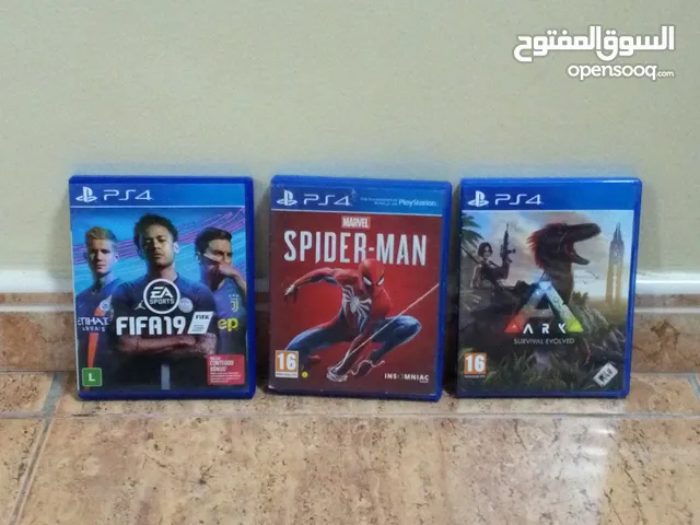 ثلاثة اشرطه بلاي ستيشن للبيع