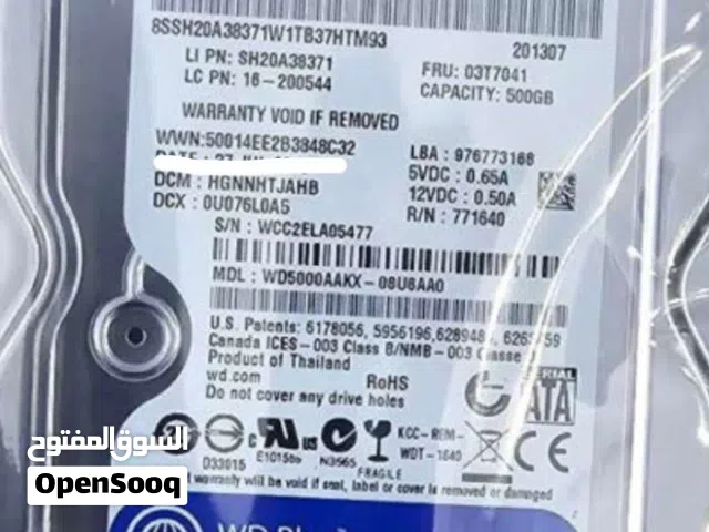 8 طروف hdd جدد 500 قيقا ...