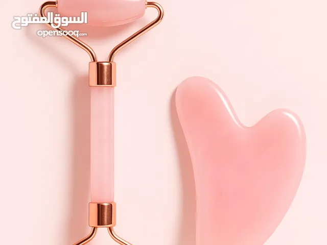 10 كرتون مجموعة تدليك الوجه بحجر الكوارتز الوردي – رولر وجوا شا لتحسين البشرة وتنشيط الدورة الدموية