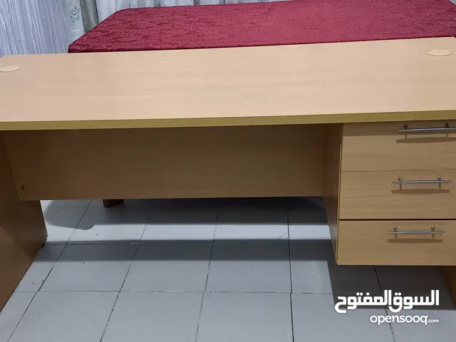 long table with drawers/ office desk