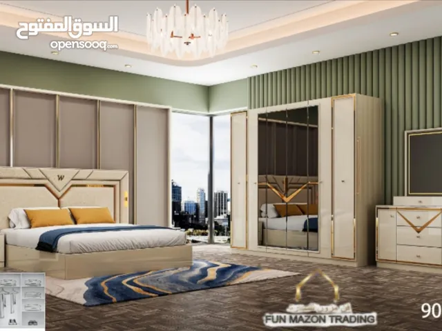 جديد غرفتنوم 7قطع مع دوشق مع تركيب