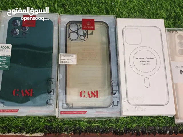 موجود تلاته كفرات ايفون 12برومكس و كفر سامسونج نوت 20 الترا مستعملات شهرين و3 كفرات أخرى