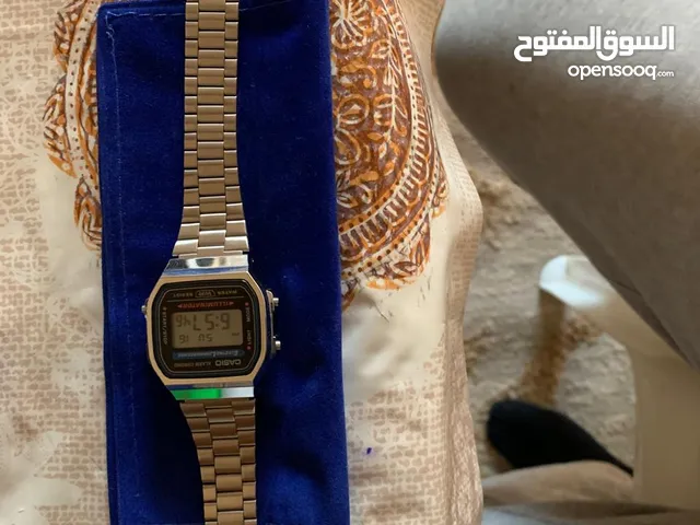 A168W CASIO SILVER اصلية  و جديدة