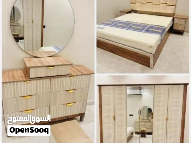 Modern Bed Set with Wardrobe & Dressing Mirror – Stylish & Affordable