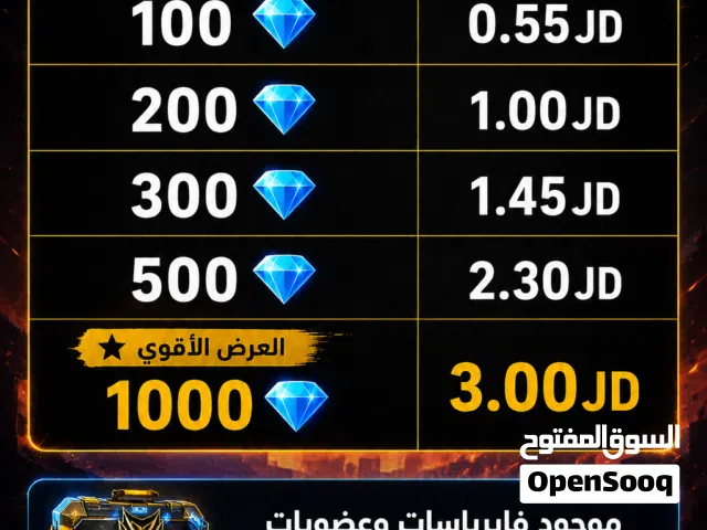 Free Fire Accounts and Characters for Sale in Mafraq
