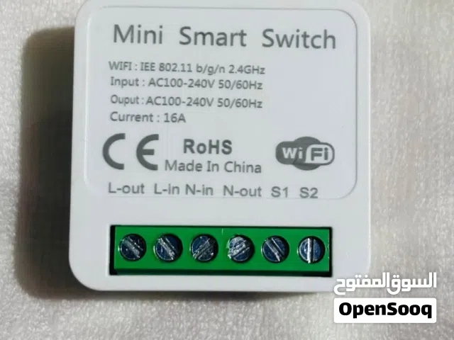 Wifi Smart Light Switch Mini Size 16A Relay Compatible with Alexa Google