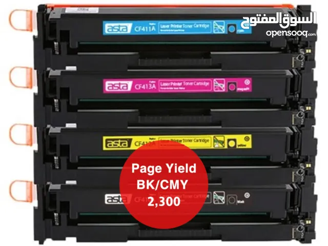 طقم حبر كامل أستا CF410A-CF411A-CF412A-CF413A