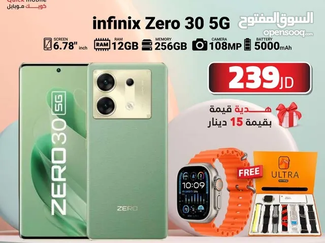 INFINIX ZERO 30 5G ( 256 GB ) / 21 RAM NEW /// انفنكس زيرو 30 5 جي ذاكره 256