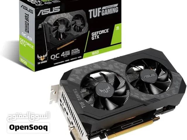 كرت شاشه GTX1650 نضيف وبحالة الوكاله