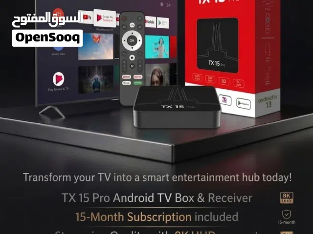 Android TV box / Receiver with 15 month app subscription