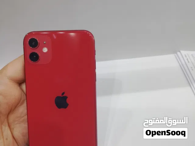 ايفون 11 عادي احمر 128 جيجا